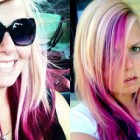 Blond Růžové vlasy