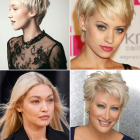 Blond krátké vlasy účesy Ženy 2023