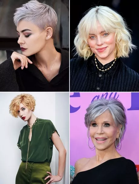 Účesy trendy 2023 krátké vlasy ženy
