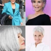 Účesy pro šedé vlasy od 60 let