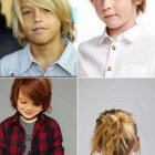 Dětské účesy dlouhé vlasy kluci