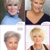 Krátké účesy blond pro ženy od 50 let